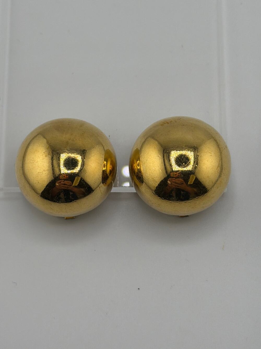Vintage Vogue Bijoux Italy High-Fashion Statement Clip-On Earrings